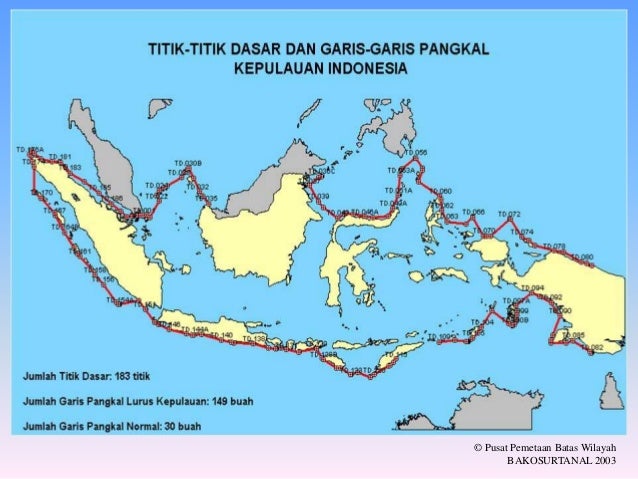 Batas Wilayah Negara Indonesia Meliputi Darat Laut Dan Udara Asia