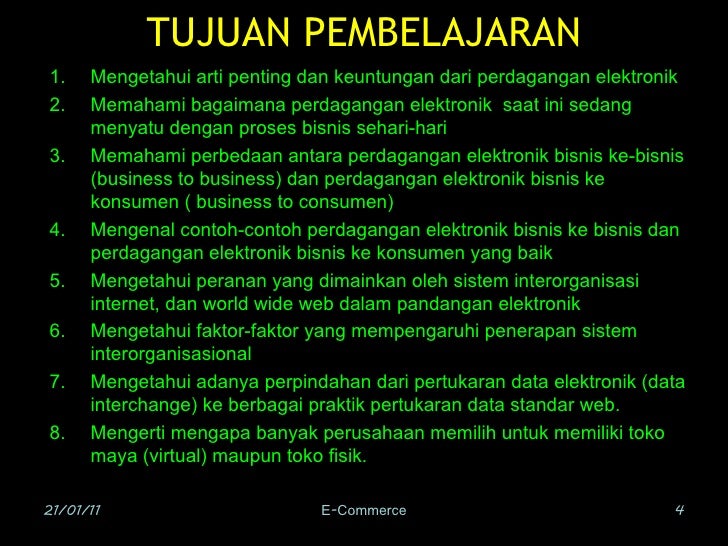 Fitur e-commerce sebagai sistem perdagangan elektronik
