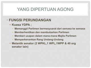 Peranan parlimen? apakah BAB 5