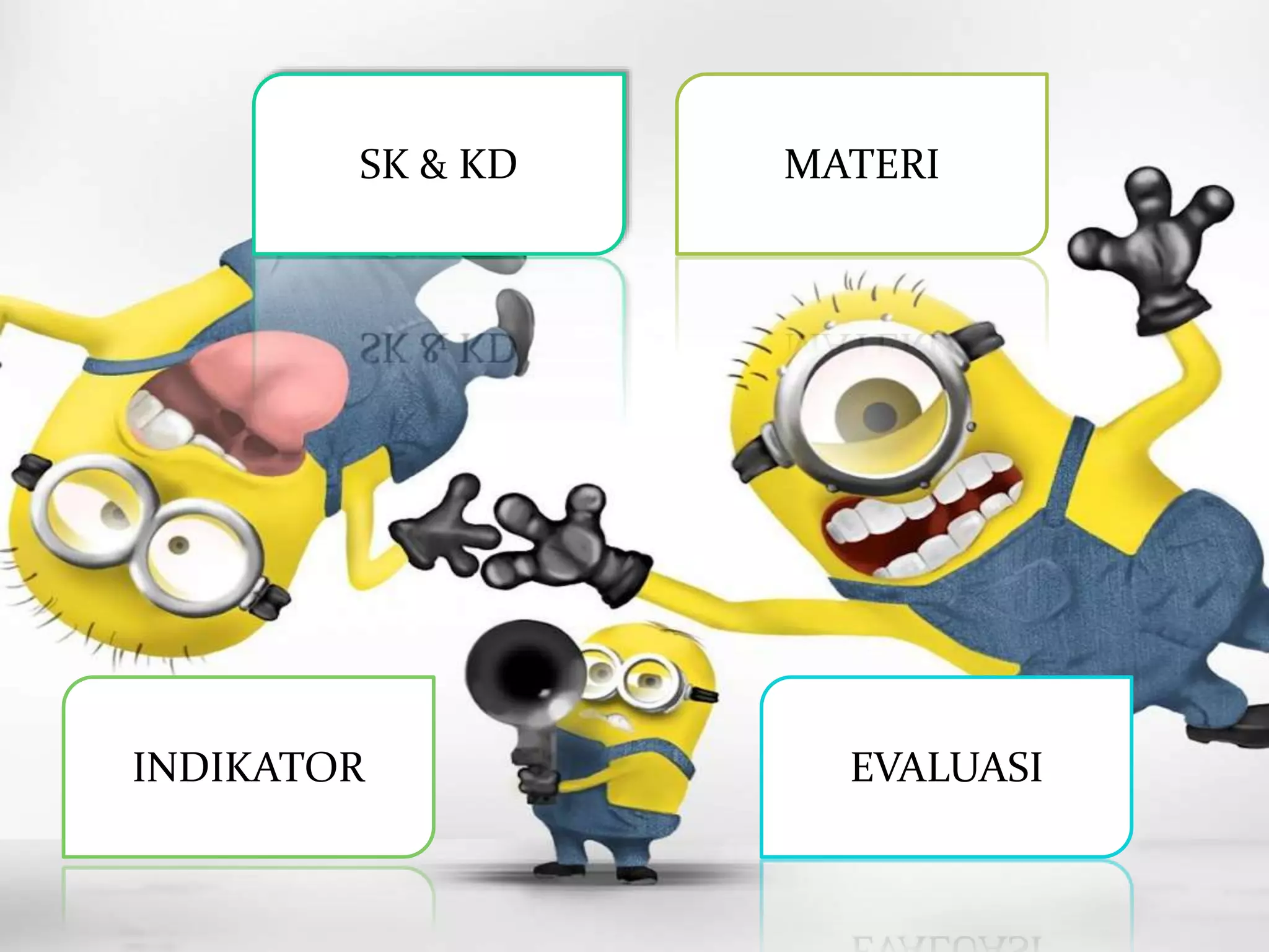SK & KD 
MATERI 
INDIKATOR EVALUASI 
 