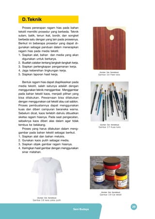 Menerapkan Ragam Hias pada Bahan Tekstil