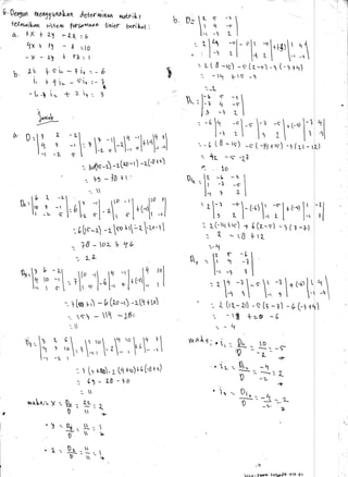 I'T-ri jl
it
)
;l
,1

-1
)
6. }ugan UryltrnRlcaq dster,,qivran nrntril. I
o"i
1 ;
..
.)1 ;[ "l i-",: :1
: r( B -tS) -s-(r-s) -t (-l+.r)
-. -llt f tS -l
--L
9,,.1.1 ; :l
ls -1 r I
' '); I '; ;-'";:-6(.8-rs) -c[-lr/ +rE)-r(rr -
': tr - s- -t+
to
,,. .t -i -l 
l-, t L I
"; ; ,',:,
;l-"'l:,
I rCrr-1 tr) t 6 (r-s) -l (: _t)
: t -B ltt
:-t
Pi,  i I -il
['' -r , I
' ' i, i ' :,
-;
- "'l
' .. t[rr.-rt] _s(a_+] _6Crt
-. -g {z-o *A
:-1
: ar(q-r -rtto-t.) -r[-s tt)
btele*aih^v Eig*eu f*q,uran
4,. ,x f ey -[{:6
l,x+ il {:t0
-x-13 l l!--r
b ri, 1-;i. *1ir:-
t, I !t. -9-i. r-
-i,-t i,- + z i1 .
linier b.n&at:
1
1
t
t6
t1
;:.
,
1" l-.1,
"l*.',[,
I
"r,b
b'0.1 1 L
rl 7
Irr -t
"
15 -78+t''
-. 
.
;l tl .t: ; I
-u,[,'
.l
: 6 [tr-r) -t so
rr -t -r'-r I
- ?8 - to:- )'lb
= ,
l' -'l-, Il, ; I
-
'.: :'l
-. I [CI +) - tr(ro-t) -r(9 +to)
r1 -  *L6F,
- lt
::.,:.1' ,t,': [,[ :
: i (, +ro)'r (1+o)iefiott)
: 61- t0 -?o
:t
L - LL.,
D;
0g - : 
T--  b
Dr - i
---l
D -r*
1
-L
-
q
-t
-rl
e
1.
,
-1.
n.i
;_
q=) b
l 0
l-,. t
Wrtl.{, . ,i,
: 0u, Lo
*^.- :
-
t -l"v 11-
.T
0;, -.1
-:--r9D -L -^-
+
Di, - L
-t-.o
v.
,t.
i .'l"L:.
.1 ra '-
w.r.La;,'* y =
-tt
ftLo ..
,lul*r ' , qhiy'h 'ell' et
 
