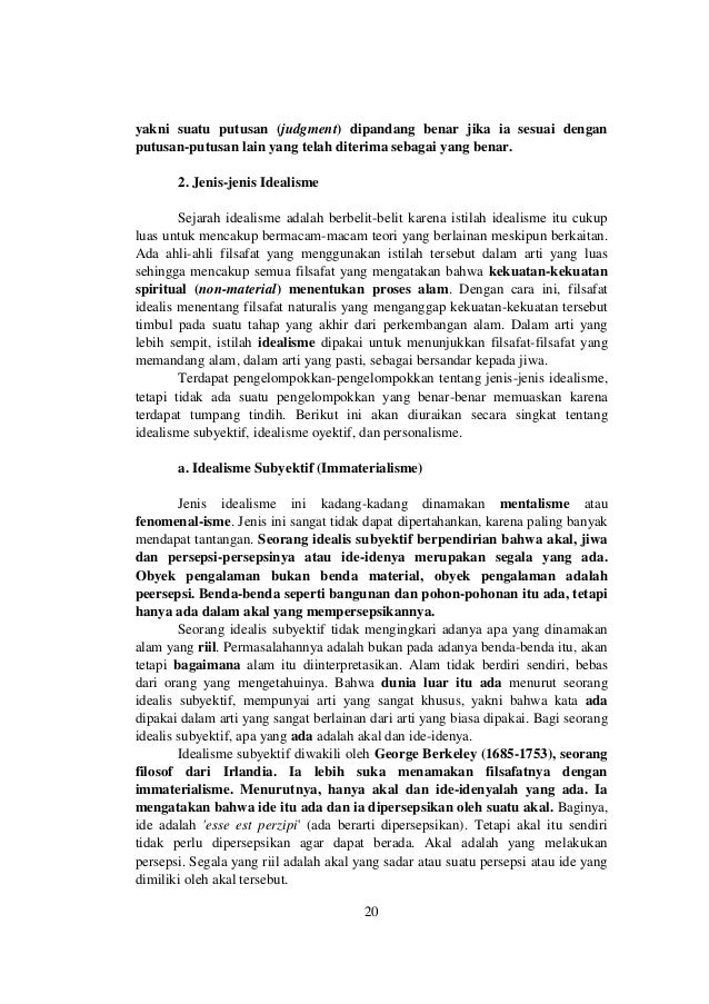 idealis adalah bab 3 filsafat idealisme dan realisme idealis adalah bab 3 filsafat idealisme dan realisme
