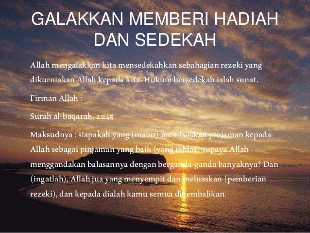 Adab Memberi Dan Menerima Hadiah Serta Sedekah