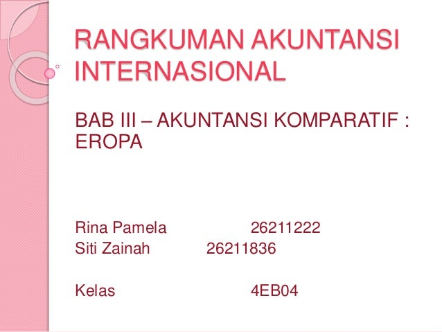 Contoh Soal Dan Jawaban Tentang Akuntansi Komparatif Eropa - Guru Jawaban