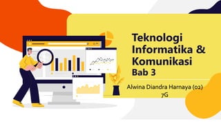 Teknologi
Informatika &
Komunikasi
Bab 3
Alwina Diandra Harnaya (02)
7G
 