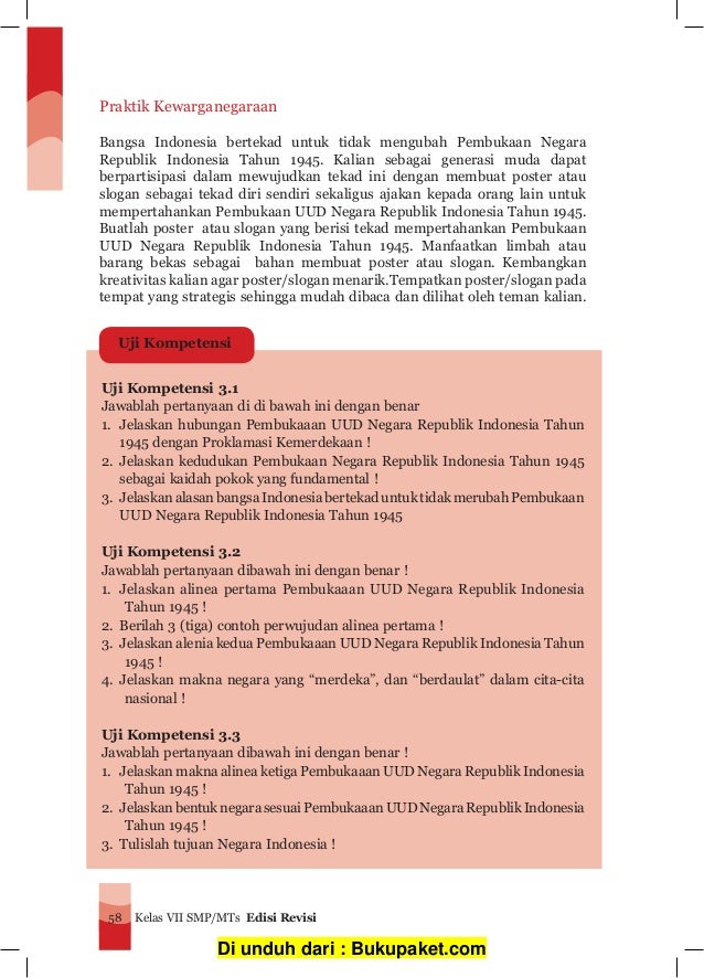 Berilah 3 Contoh Perwujudan Alinea Pertama Barisan Contoh