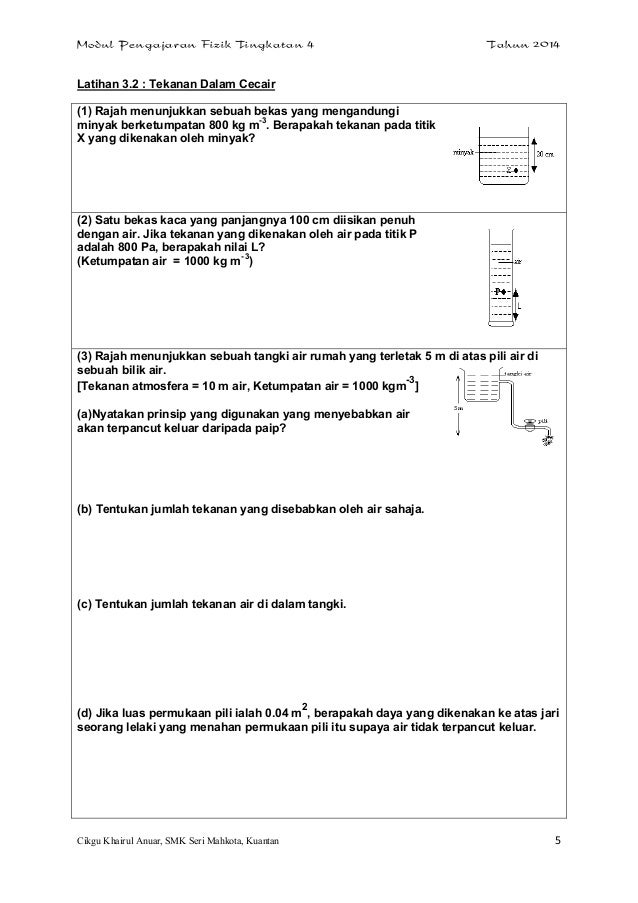 Bab 3 daya dan tekanan