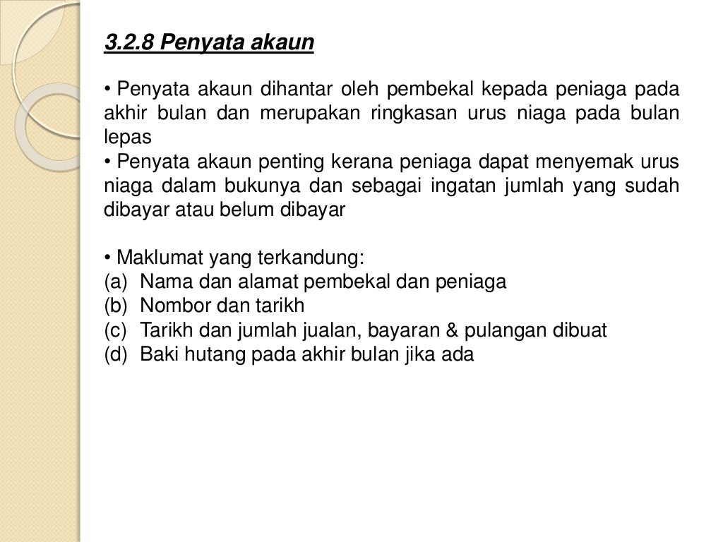 KH TINGKATAN 1 ( PERDAGANGAN DAN KEUSAHAWANAN ) BAB 3 DOKUMEN PERNIAG…