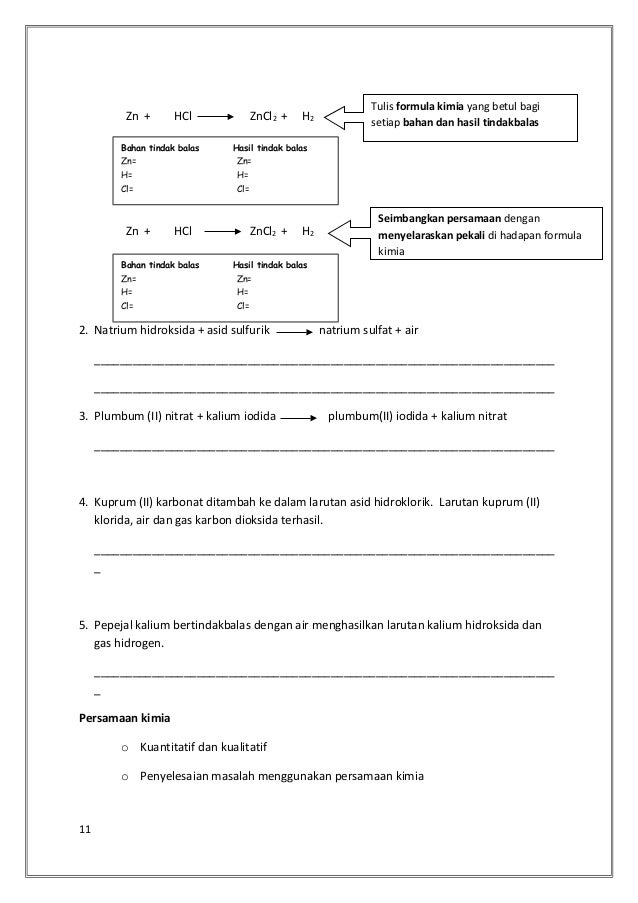 Bab 3 formula dan persamaan kimia tingkatan 4