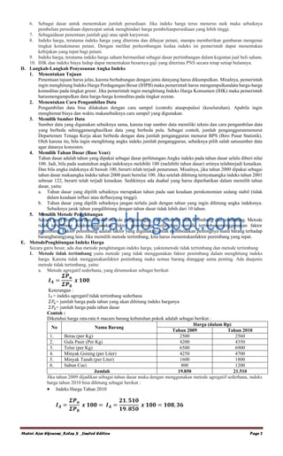 Indeks Harga Konsumen Ihk