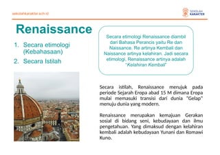 Bab 3_Kelas 11_Renaisans Bab 3_Kelas 11_Renaisans | PPTX