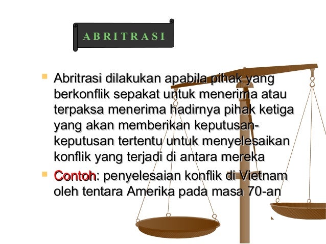 Konflik dan integrasi sosial