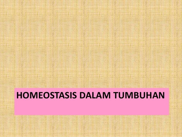 Homeostasis Dalam Haiwan Tingkatan 1 : Model kbsb dalam sains 