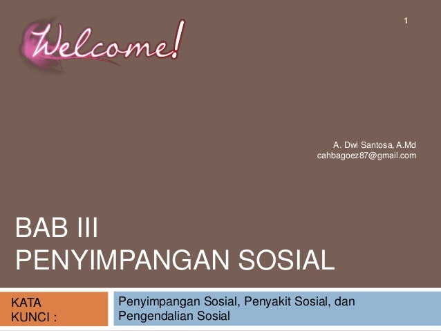 Bab 3 Penyimpangan Sosial