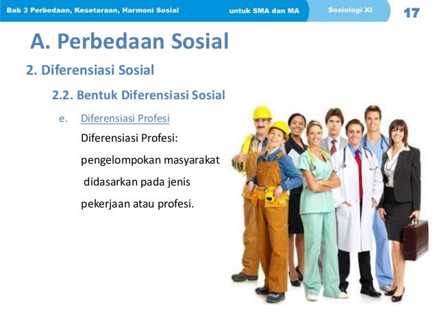 Sosoiologi "perbedaan, kesetaraan, dan harmoni sosial"