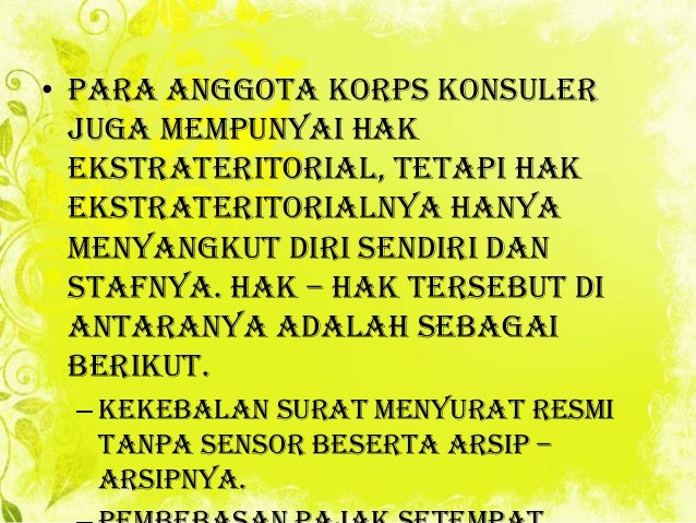 Bab 3 Perwakilan Diplomatik