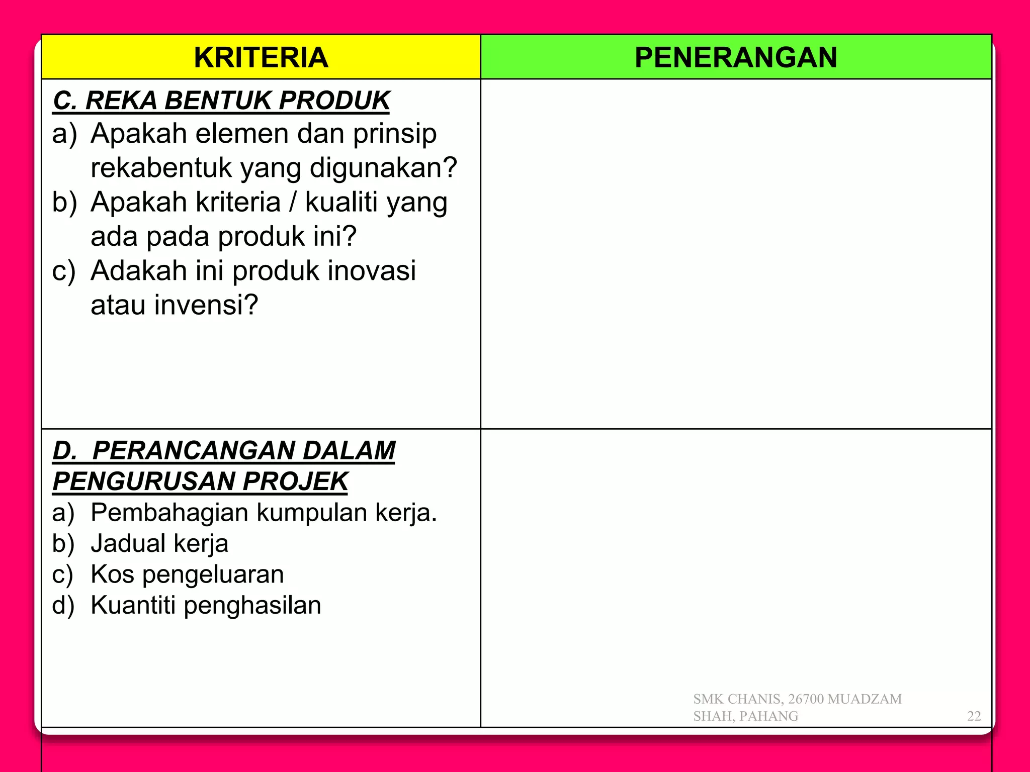 Delta Reka Invensi Bab 3 proses reka bentuk | PPTX