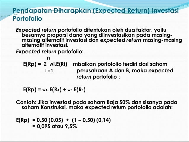 Bab 3 Risk And Return