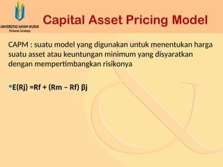 BAB_3_Risk_Return presentasi buat sekolah | PPT