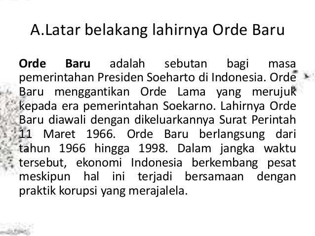 Demokrasi Pancasila Orde Baru (1966-1998)