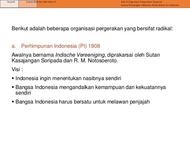 Bab 3 Sejarah Wajib Sma Xi