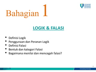 Bentuk Penghujahan Yang Logik