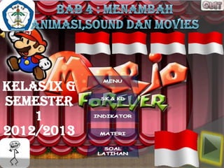 KELAS IX G
SEMESTER
    1
2012/2013
 