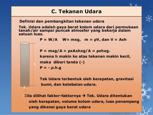 Bab 4. suhu, tekanan, kelembaban udara dan pengaruhnya thd 