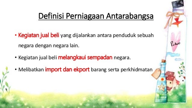 Bab 4 perniagaan antarabangsa perdagangan tingkatan 4