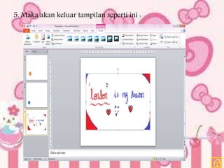 5. Maka akan keluar tampilan seperti ini :
 