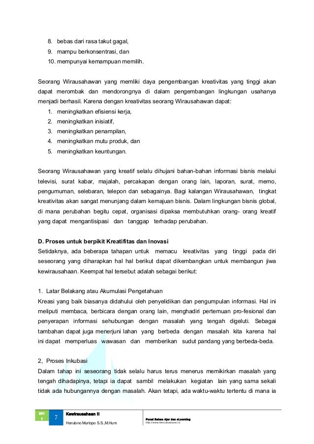 Minggu 4 Berfikir Kreativitas Dan Inovasi