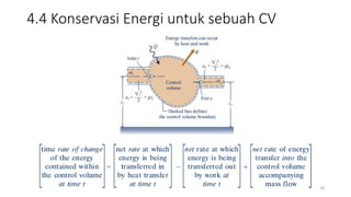 Chapter 4-Control Volume Analysis Using Energy | PPTX