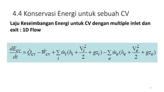 Chapter 4-Control Volume Analysis Using Energy | PPTX