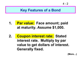 Par Value Examples Bab 4 bonds and their valuation | PPT