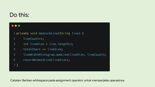 Clean Code - Formatting Code | PDF