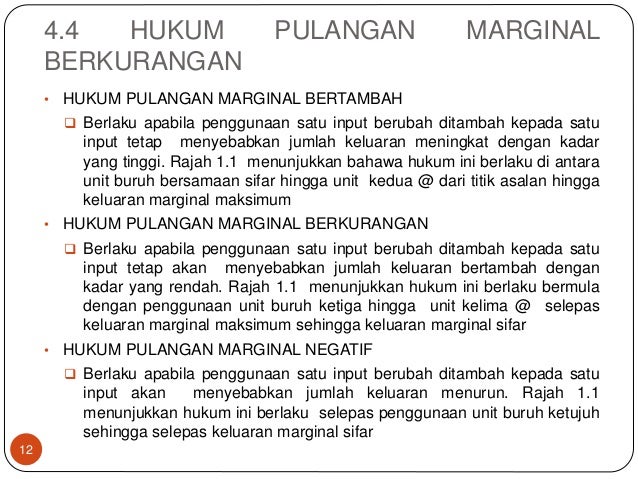 Bab 4 Teori Pengeluaran