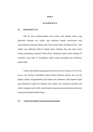 Bab 4 analisis data