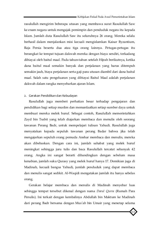 Bab 4 kebijakan fiskal pada masa awal pemerintahan islam