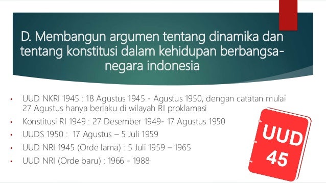 Nilai dan Norma Konstitusi UUD NRI 1945 dan ...