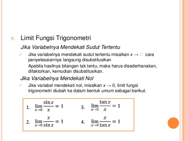 Bab 4 Limit Turunan Fungsi