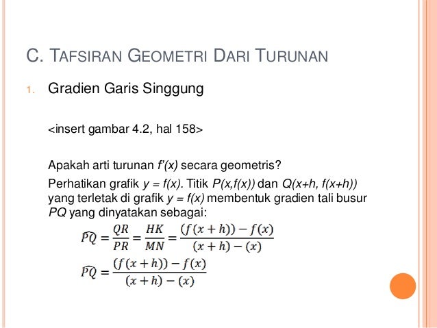 Bab 4 Limit Turunan Fungsi