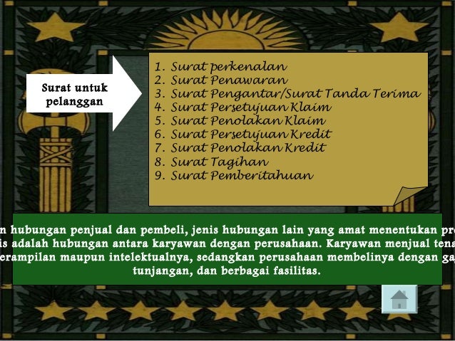 macam macam jenis surat