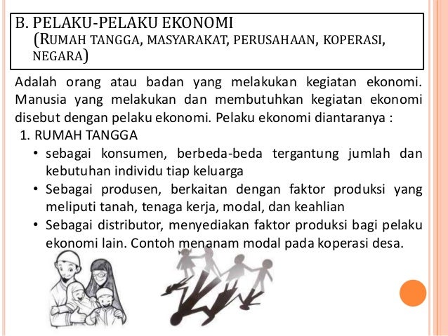 Bab 4 pelaku ekonomi di masyarakat Bab 4 pelaku ekonomi di masyarakat