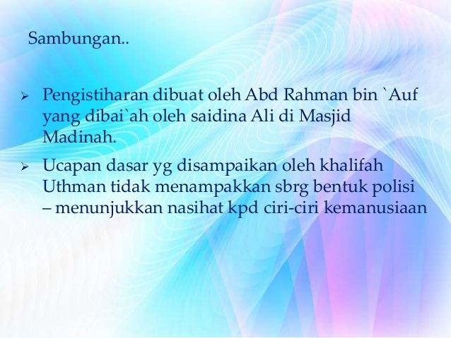 Bab 4A Pemikiran Politik Zaman Khulafa' al-Rashidin