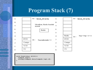 Bab 4 stack (tumpukan) | PPT