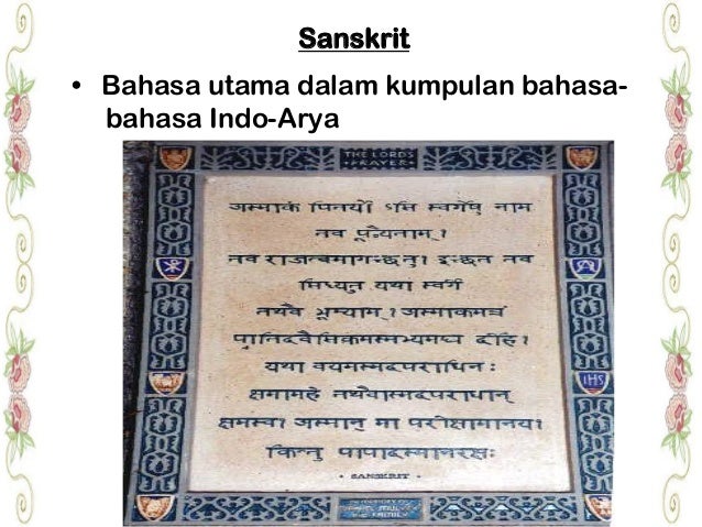 Bahasa sanskrit