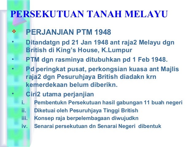 Soalan Esei Sejarah Persekutuan Tanah Melayu 1948  Amarafresia