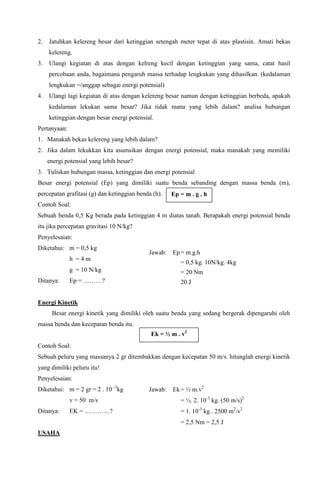 Tekan sklar apakah yang terjadi pada lampu?
