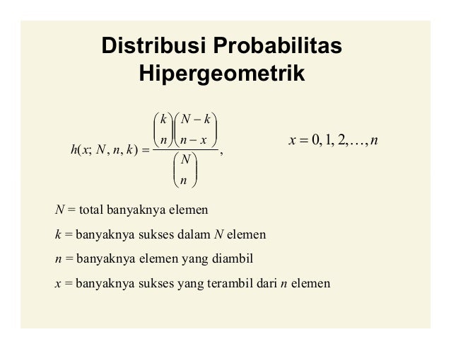 VARIABEL RANDOM & DISTRIBUSI PELUANG
